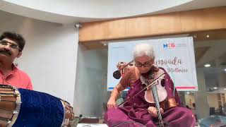 Violin concert Mahaganapathe Raga Natai Tala Eka  SD 480p [upl. by Latsyrd]