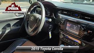 Used 2015 Toyota Corolla S Mt Ephraim NJ 54663 [upl. by Saturday]