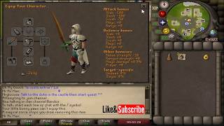 How to get the 24 Carrot Gold Sword in OSRS [upl. by Tirrell]