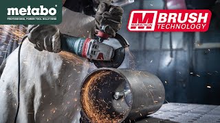 Metabo 1900 Watt Angle Grinder MBrush [upl. by Assele776]