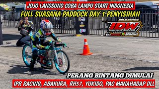 SEREM🔴 SUASANA PADDOCK IDW Seri 1 2024 FULL TIM PAPAN ATAS INDONESIAJojo AOR77 Langsung Coba Lampu [upl. by Ennairrek]