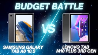 Samsung Galaxy Tab A8 105 vs Lenovo Tab M10 Plus 3rd Gen  Full Comparison [upl. by Niwrehs191]