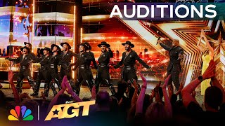 Legión Receives The GOLDEN BUZZER From Sofia Vergara  Auditions  AGT 2024 [upl. by Sillert]