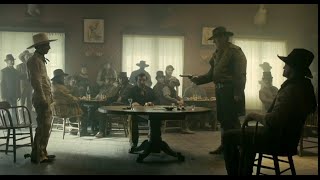 The Ballad of Buster Scruggs  Saloon scene  Badass moment 😎 [upl. by Ramoj]