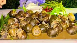 SNAILS STEAMED  Well cooking yummy [upl. by Luapleahcim]