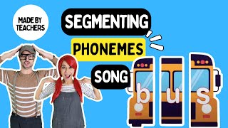 Segmenting Phonemes  Phonemic Awareness Song [upl. by Melvyn]