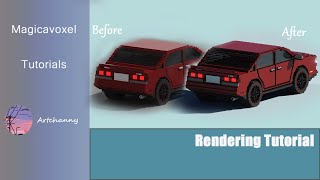 Magicavoxel Tutorials  Rendering Tutorial [upl. by Babara]