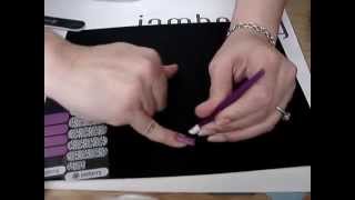 How to layer 2 Jamberry Nail Wraps [upl. by Crowley]