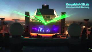 AIDA Lasershow quotDancingquot  Ostsee Kreuzfahrt Tag 8 mit AIDAbella  HD2D [upl. by Timrek365]