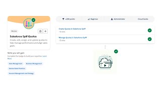 Salesforce Spiff Quotas  Salesforce Trailhead [upl. by Ayotan]