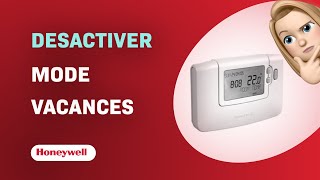 Comment désactiver le mode vacances sur le thermostat Honeywell CM907 [upl. by Haduj981]