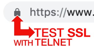 How to test HTTPS SSL Websites with Telnet [upl. by Aivatnahs]