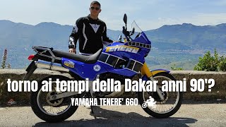 TEST YAMAHA TENERE 660 1994  YOUNGTIMER ITA [upl. by Babbette]