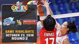 Creamline vs Motolite  October 23 2019  Game Highlights  PVL2019 [upl. by Ajdan379]