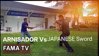 Arnisador Vs Kendo  FRIENDLY Sparring kendo arnis fma weapons [upl. by Nicolea809]