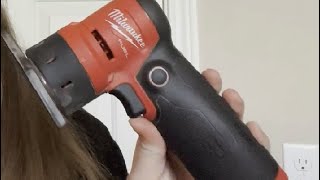 Review Milwaukee 2531 20 12V Brushless Cordless Sander [upl. by Adilem]