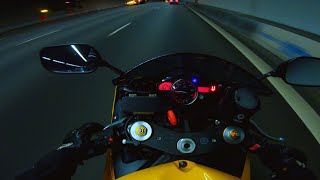 Yamaha R6 in the City  Akrapovic [upl. by Aihtekal]