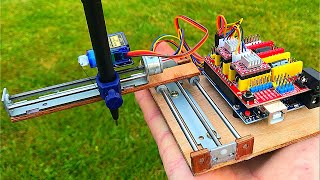 How to make Mini CNC Drawing Machine  Arduino Project [upl. by Tnattirb]