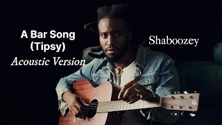 Shaboozey  A Bar Song Tipsy Acoustic Version [upl. by Yroggerg]