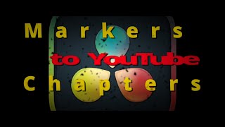 DaVinci Resolve 19  Marker EDL to YouTube Chapters [upl. by Zaneta699]