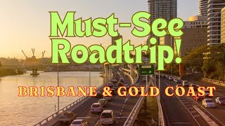 Driving Tour of Brisbane to Gold Coast  QLD Australia Travel [upl. by Hamrnand]