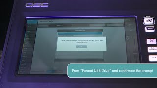 Formatting a USB drive on a TouchMix  Quick Tip [upl. by Ralph]