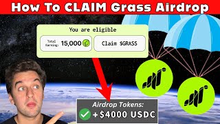 Claim GRASS Airdrop  HOW TO CLAIM THE AIRDROP [upl. by Shae722]