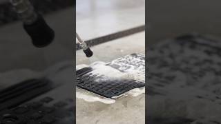 Deep Cleaning Rubber Floor Mats  ASMR Detailing [upl. by Amorete]