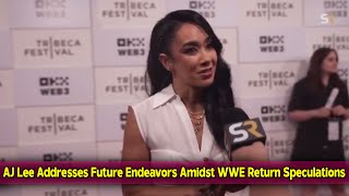 AJ Lee Addresses Future Endeavors Amidst WWE Return Speculations [upl. by Odlopoel809]