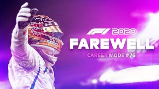 Lewis Hamilton Announces Retirement from F1  F1 2020 Career Mode Part 76 [upl. by Enimasaj]