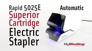 Rapid 5025E Superior Cartridge Electric Stapler [upl. by Brittan]