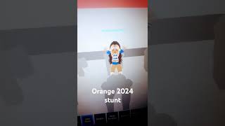 Orange 2024 stunt cheer [upl. by Naerb]