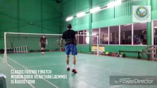 Classic friendly match between Misbun Sidek vs Nathan Laemmel [upl. by Htebaile]