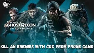 Ghost Recon Break Point  Kill an Enemy With CQC from Prone Camo [upl. by Dianemarie]