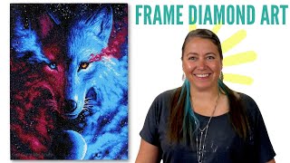 How To Frame Diamond Art [upl. by Falkner]