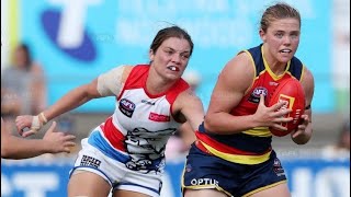 AFLW Round 8 Adelaide Crows Vs Western Bulldogs 2021 Highlights [upl. by Filiano723]