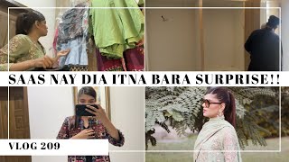 SAAS NAY DIA ITNA BARA SURPRISE  Vlog 209 [upl. by Elwood941]