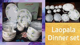 Affordable La Opala Dinner Set Review of La Opala Diva Pearl CollectionLa Opala 35 pcs Dinner Set [upl. by Wincer]