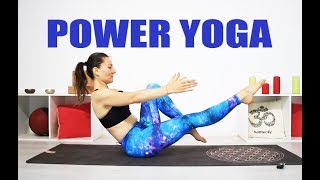 POWER YOGA para los ABDOMINALES 30 min FLOW  MalovaElena [upl. by Novaat852]