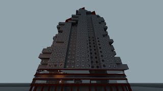 Making Capsule Tower from voxels 2 inspired by NAKAGIN Capsule tower [upl. by Vidda]