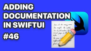 How to add documentation and comments to your SwiftUI projects Xcode Documentation [upl. by Guinna]