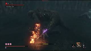 Sekiro Headless Ape boss fight Iniaron [upl. by Tatiana]