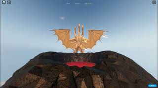 Ghidorah Alpha Call  ROBLOX Kaiju Universe [upl. by Freemon]