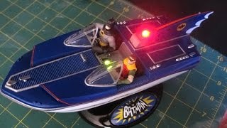 Building and Lighting the Polar Lights Batboat [upl. by Dyanne]