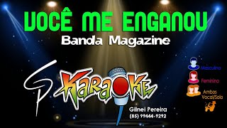 Karaokê Banda Magazine  Você me Enganou [upl. by Anohs]