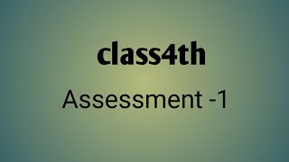 Assessnment sheet 1 class4th [upl. by Zeta]