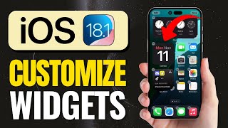 How to Customize Widgets in iOS 181 [upl. by Zippel56]