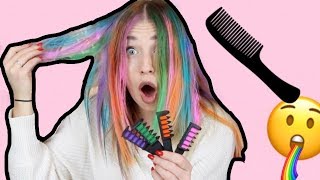 Ein KAMM der die Haare bunt färbt  😲  BibisBeautyPalace [upl. by Saxena]