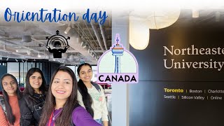 ORIENTATION DAY  NORTHEASTERN UNIVERSITY TORONTO CAMPUS INTERNATIONAL STUDENT  CANADA 🇨🇦 [upl. by Levona]