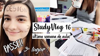 Último STUDYVLOG do semestre  resultado do vestibular oficina de lettering  Ana’s Studies [upl. by Atires]